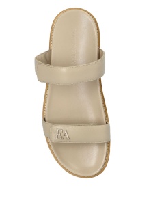 EMPORIO ARMANI EXCLUSIVE Emporio Armani Leather Slide Sandals - Img 2