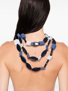 EMPORIO ARMANI EXCLUSIVE Multi-strand necklace with multi-shaped stones - Img 2
