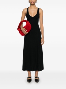 Emporio Armani Seamless, links-stitch knit long dress - Img 3