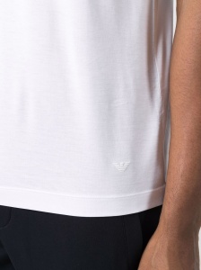 Emporio Armani T-shirts and Polos White - Img 3
