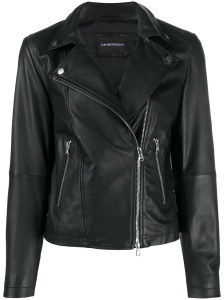 Emporio Armani Zip Up Biker Jacket