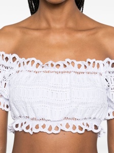 Ermanno Scervino Off-shoulder Lace-detail top - Img 2