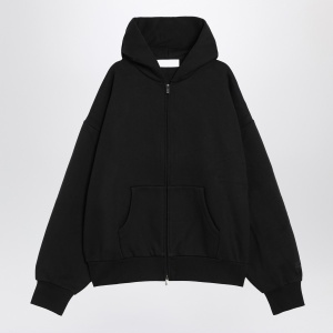 Fear of God Essentials Black fleece cotton sweatshirt with logo