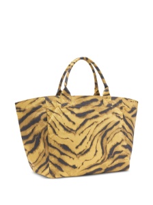 Ganni Tiger-print tote bag - Img 2