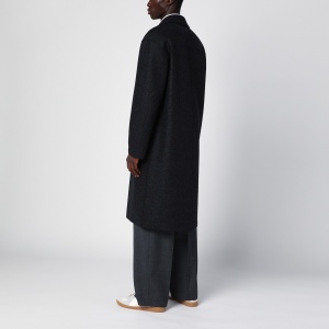 Harris Wharf London Anthracite grey single-breasted wool coat - Img 2