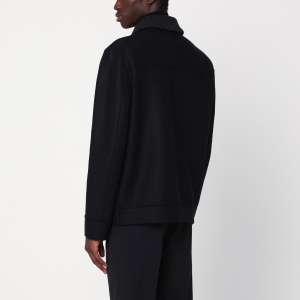 Harris Wharf London Black zip-up wool jacket - Img 2