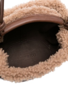 Hereu Leather shearling tote bag - Img 4