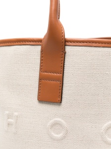 Hogan Pre Small Script embossed-logo tote bag - Img 4