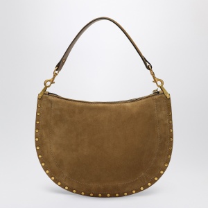ISABEL MARANT Borsa Oskan Soft Zipped in suede color taupe - Img 2