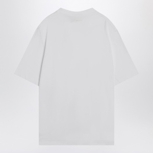 JACQUEMUS White cotton crew neck T-shirt - Img 2