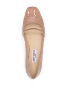 Jimmy Choo Elisa leather ballerina shoes - Img 2