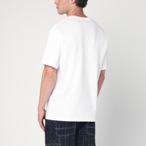 KENZO White cotton T-shirt with logo - Img 2