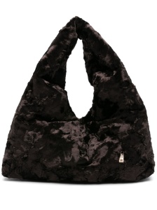 La Milanesa Crushed-texture tote bag