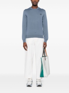 Maison Kitsuné Maison Kitsune Bold Fox Head Applique Sweater - Img 3