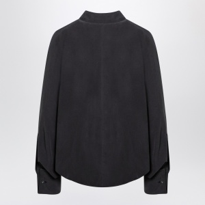 Max Mara Anthracite grey silk body shirt - Img 2