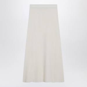 Max Mara Ivory skirt in stretch cashmere knit - Img 2