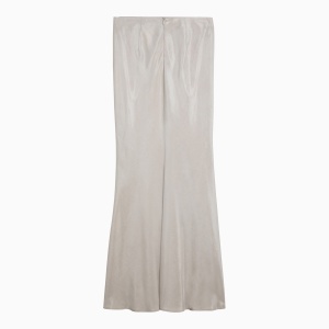 Max Mara Studio Long beige linen-blend skirt - Img 2