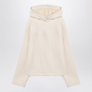 Max Mara White cotton hoodie