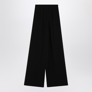 Max Mara Wide-leg black trousers in compact cady - Img 2