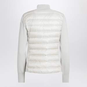 Moncler White padded zip-up cardigan - Img 2