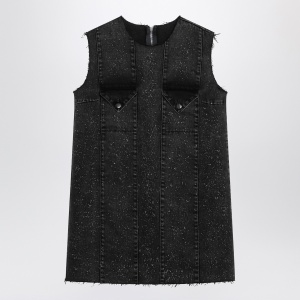NAMACHEKO Dark grey mini dress in denim