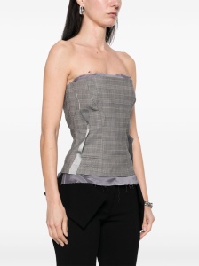 Ottolinger plaid check corset - Img 2