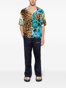 Palm Angels Trousers Blue - Img 3