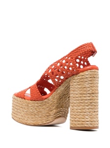 Paloma Barceló Paloma Barcelò Sandals Orange - Img 3