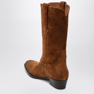 Paris Texas Hilda boots in Cognac suede - Img 2