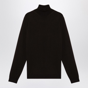 Roberto Collina Ebony merino wool turtleneck sweater