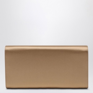 ROGER VIVIER Beige satin Efflorescence clutch bag with buckle - Img 2