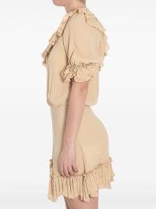 Saint Laurent one-shoulder ruffled dress - Img 3