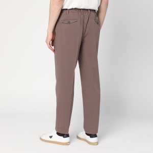 Santaniello Dove grey cotton trousers - Img 2