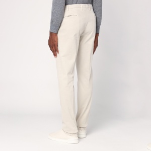 Santaniello Light beige cotton trousers - Img 2