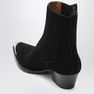 Sartore Black suede Wax ankle boot - Img 2