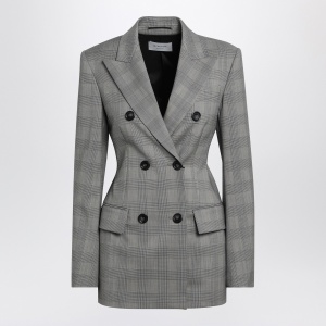 Sportmax Double-breasted jacket in Prince of Wales check