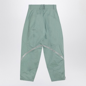 The Attico Sage green trousers with zip - Img 2