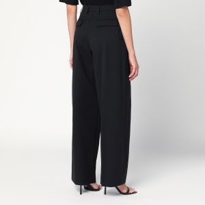 TheLatest Wide-leg black wool blend trousers - Img 2
