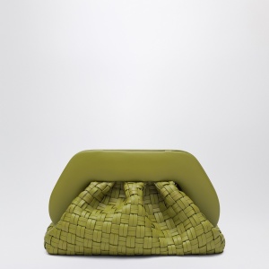 THEMOIRè Kiwi colored braided clutch Tia - Img 2
