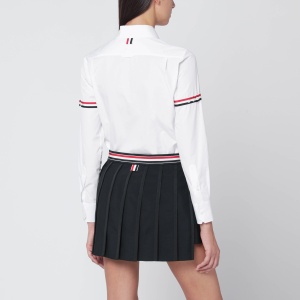 Thom Browne White cotton poplin shirt - Img 2