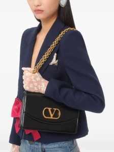 Valentino Bow-detail single-breasted blazer - Img 4