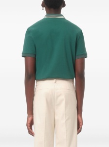 Valentino Cotton Pique Polo Shirt With Vlogo Patch - Img 2
