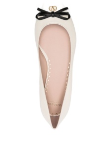 Valentino Garavani Flat shoes Ivory - Img 4