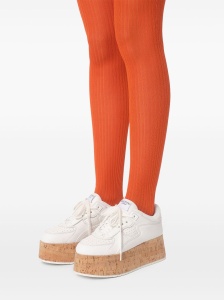Valentino Garavani Freedots XL Sneaker in Calfskin and Cork - Img 2
