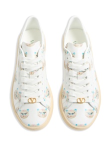 Valentino Garavani Le Chat De La Maison Royco Sneaker In Nappa Calfskin - Img 4