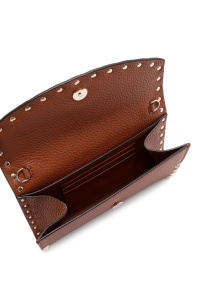 Valentino Garavani Rockstud leather chain shoulder bag - Img 3