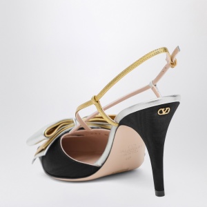 Valentino Garavani Slingback Bowow pumps black with bow - Img 2
