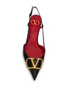 Valentino Garavani Vlogo Signature Slingback Décolleté In Calfskin 40mm - Img 4