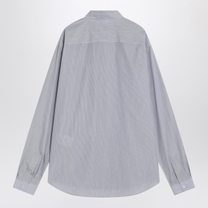 Valentino Light blue cotton shirt with logo - Img 2