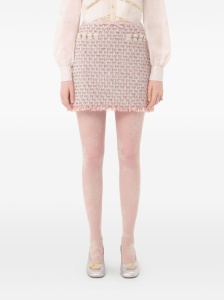Valentino Ribbon Tweed Skirt - Img 3